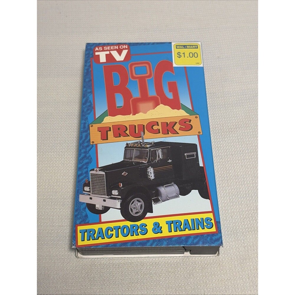 Big Trucks, Tractors, And Trains VHS Tape Used Vintage 1994